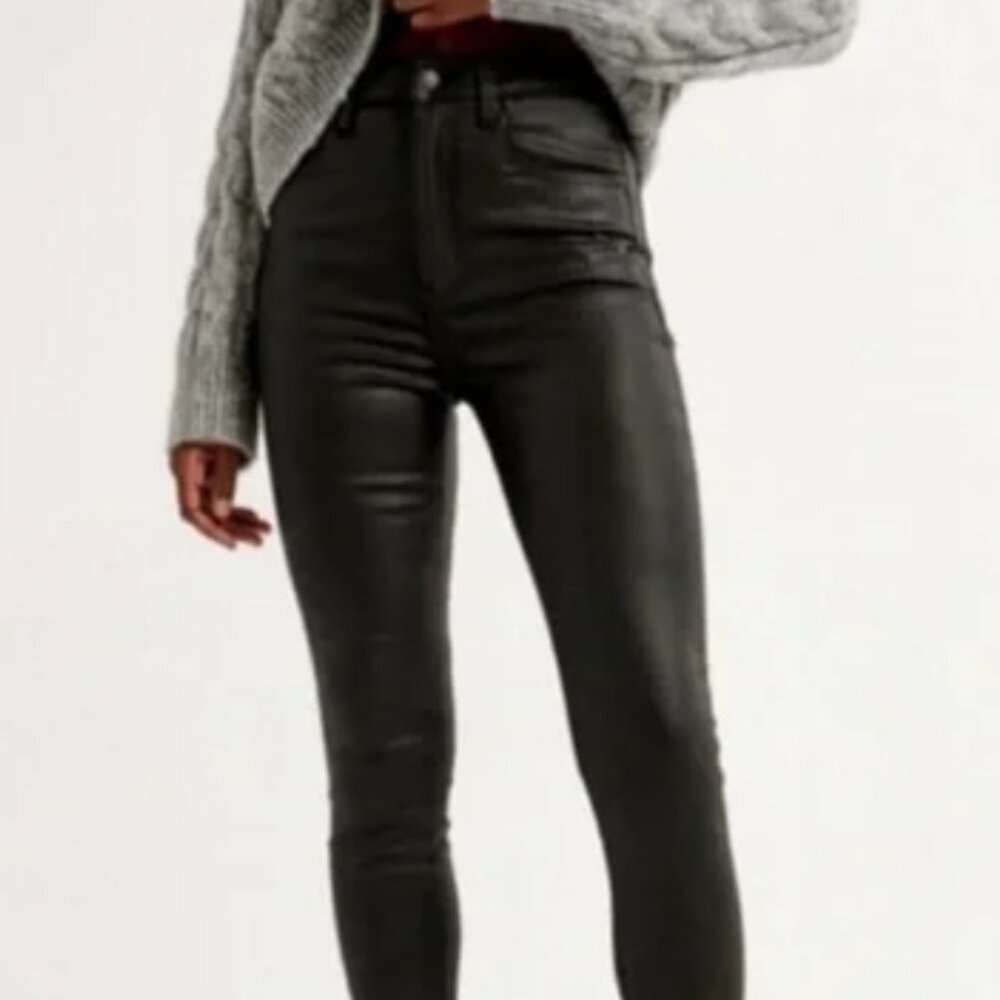 NWT Abercrombie & Fitch Jeans | High Rise Super Skinny Ankle Coated
